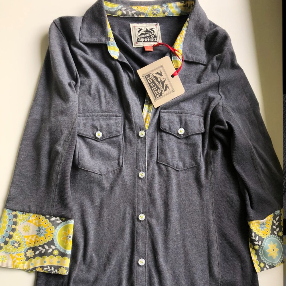 ALP-N-ROCK women's button up top